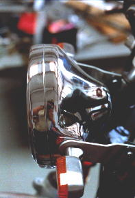 chrome headlight bucket