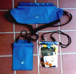 waterproof money belt and document holders