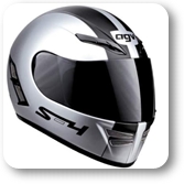 agv helmet s-4 silver