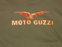 moto guzzi logo shirt