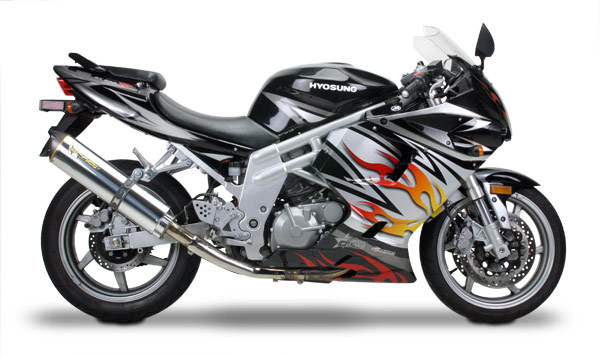 hyosung gt650r exhaust