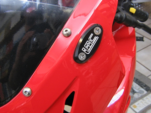 mirror block on bike