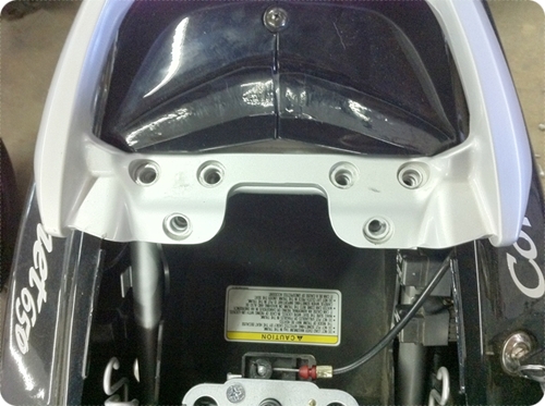 solo seat cowl install gt650
