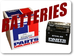 parts unlimited motorcycle battery 6 volt 12 volt