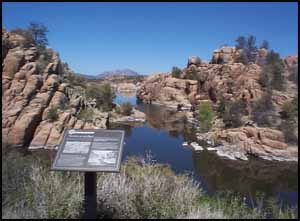 Trail Overlook, interpretive sign