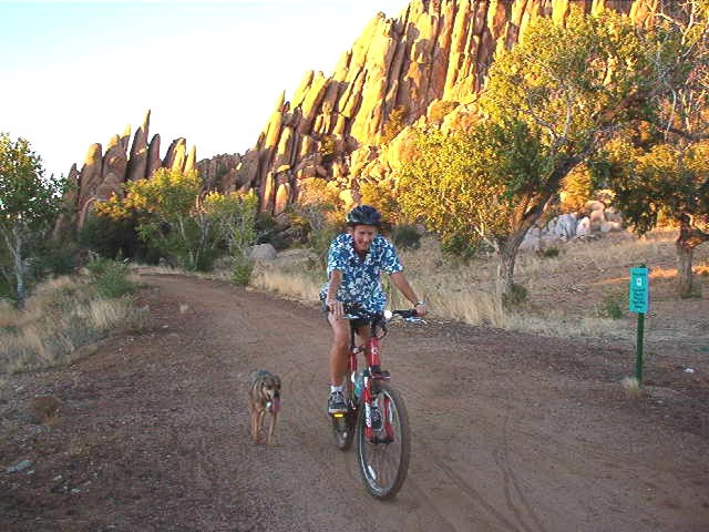 Fun on a Gary Fisher Rental Bike